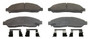 ThermoQuiet Front Disc Brake Pad Set Ceramic QC1039 - top view