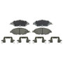 ThermoQuiet Front Disc Brake Pad Set Ceramic QC1649 - top view