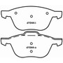 ThermoQuiet Front Disc Brake Pad Set Ceramic QC1044 - diagram