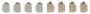 ThermoQuiet Front Disc Brake Pad Set Ceramic QC1464 - kit contents