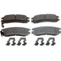 ThermoQuiet Rear Disc Brake Pad Set Ceramic PD698 - angled view