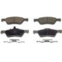 ThermoQuiet Front Disc Brake Pad Set Ceramic QC1047 - angled view