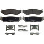 ThermoQuiet Front Disc Brake Pad Set Semi-Metallic MX966B - angled view