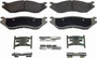 ThermoQuiet Front Disc Brake Pad Set Semi-Metallic MX966B - top view