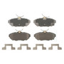 ThermoQuiet Rear Disc Brake Pad Set Ceramic QC1465 - top view