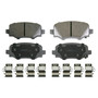 ThermoQuiet Rear Disc Brake Pad Set Ceramic QC1809 - top view