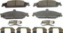 ThermoQuiet Front Disc Brake Pad Set Ceramic QC752A - angled view