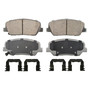 ThermoQuiet Front Disc Brake Pad Set Ceramic QC1413 - top view