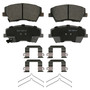 ThermoQuiet Front Disc Brake Pad Set Ceramic QC1912 - top view