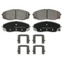 ThermoQuiet Front Disc Brake Pad Set Ceramic QC1814 - top view