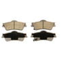 ThermoQuiet Rear Disc Brake Pad Set Ceramic QC1352 - top view