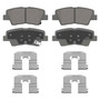 ThermoQuiet Rear Disc Brake Pad Set Ceramic QC1544 - angled view