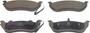 ThermoQuiet Rear Disc Brake Pad Set Ceramic QC981 - top view