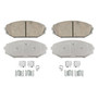 ThermoQuiet Front Disc Brake Pad Set Ceramic QC793 - top view