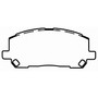 ThermoQuiet Front Disc Brake Pad Set Ceramic QC884 - diagram
