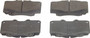 ThermoQuiet Front Disc Brake Pad Set Ceramic QC799 - top view