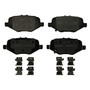 SevereDuty Rear Disc Brake Pad Set SX1612 - top view