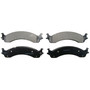 SevereDuty Front Disc Brake Pad Set SX859 - top view