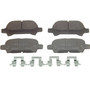 ThermoQuiet Rear Disc Brake Pad Set Ceramic QC828 - angled view
