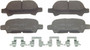 ThermoQuiet Rear Disc Brake Pad Set Ceramic QC828 - top view