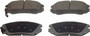 ThermoQuiet Front Disc Brake Pad Set Ceramic QC924A - top view