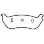 SevereDuty Rear Disc Brake Pad Set SX881 - diagram