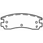 ThermoQuiet Rear Disc Brake Pad Set Ceramic QC714 - diagram