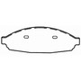 ThermoQuiet Front Disc Brake Pad Set Ceramic QC931 - diagram