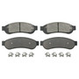 SevereDuty Rear Disc Brake Pad Set SX1067 - top view