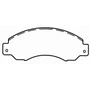 SevereDuty Front Disc Brake Pad Set SX701 - diagram