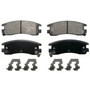 SevereDuty Rear Disc Brake Pad Set SX714 - top view