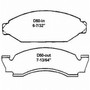 SevereDuty Front Disc Brake Pad Set SX50 - diagram