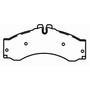 SevereDuty Front; Rear Disc Brake Pad Set SX949 - diagram