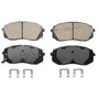 QuickStop Front Disc Brake Pad Set Ceramic ZD1295 - top view