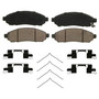 QuickStop Front Disc Brake Pad Set Ceramic ZD1094 - top view
