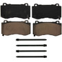 QuickStop Front Disc Brake Pad Set Ceramic ZD1149 - top view