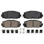 QuickStop Front Disc Brake Pad Set Ceramic ZD1184A - top view