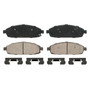 QuickStop Front Disc Brake Pad Set Ceramic ZD1080 - top view