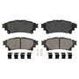 QuickStop Rear Disc Brake Pad Set Ceramic ZD1391 - top view