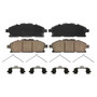 QuickStop Front Disc Brake Pad Set Ceramic ZD1552 - top view