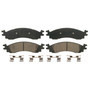 QuickStop Front Disc Brake Pad Set Ceramic ZD1158 - top view