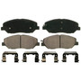 QuickStop Front Disc Brake Pad Set Ceramic ZD1202 - top view