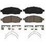 QuickStop Front Disc Brake Pad Set Ceramic ZD1083 - top view
