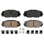QuickStop Front Disc Brake Pad Set Ceramic ZD1210 - top view