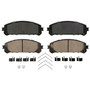 QuickStop Front Disc Brake Pad Set Ceramic ZD1324 - top view