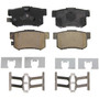 QuickStop Rear Disc Brake Pad Set Ceramic ZD1086 - top view