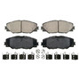 QuickStop Front Disc Brake Pad Set Ceramic ZD1211 - top view