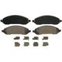 QuickStop Front Disc Brake Pad Set Ceramic ZD1022 - top view