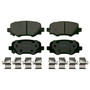 QuickStop Rear Disc Brake Pad Set Ceramic ZD1809 - top view