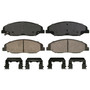 QuickStop Front Disc Brake Pad Set Ceramic ZD1332 - top view
